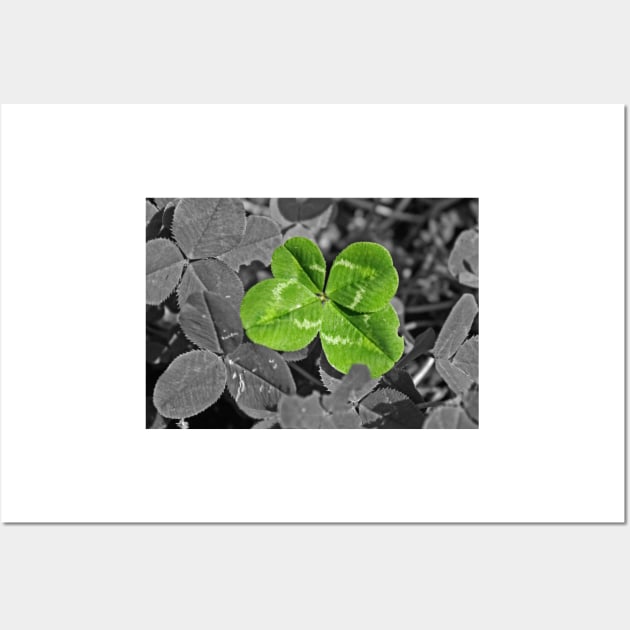 Lucky Four leaf Clover Wall Art by Furtographic